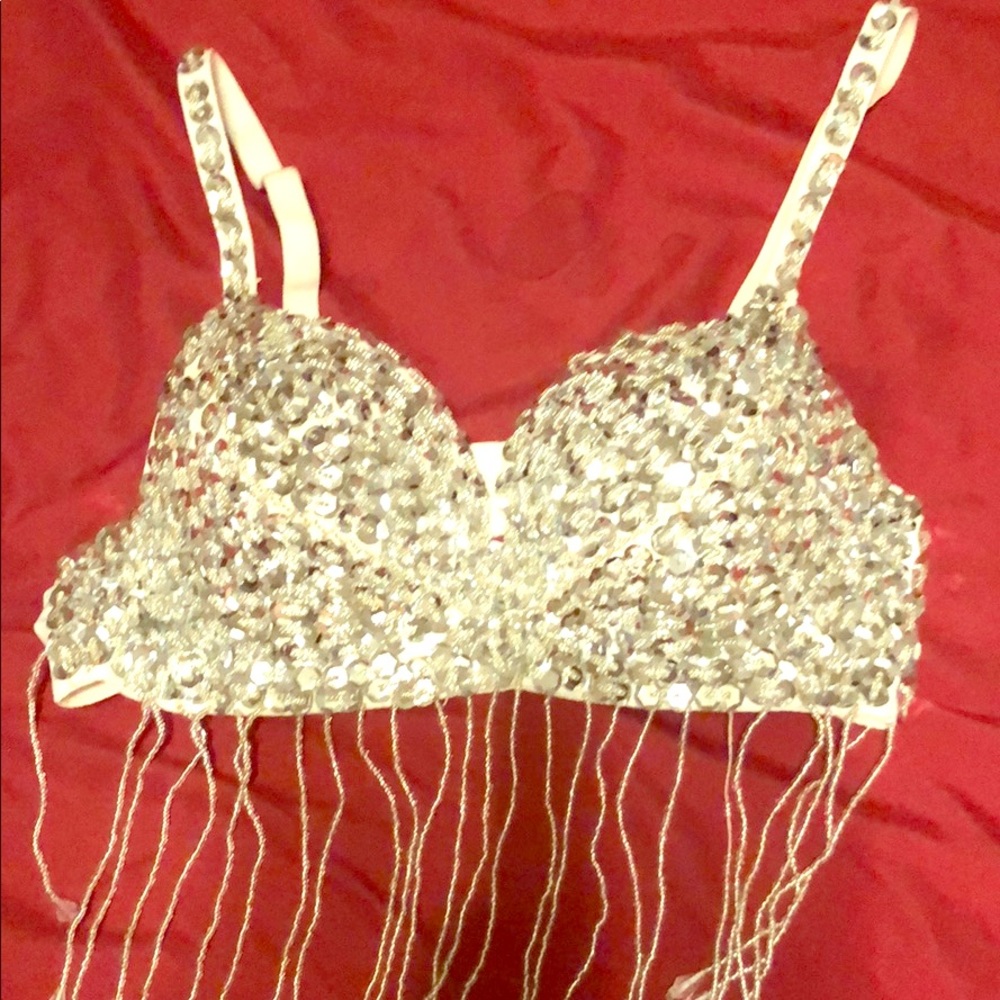 Sequined Bustier